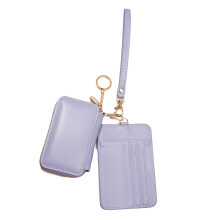 Schoudertasje portemonnees, Duals Pouch sleutelhanger-Taro-paars