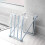 Modern Foldable Dishcloth Airer, Space Saving Counter Top Cloth Drying Rack For Quick Drying, Efficient Towel Rails, Kitchen Organizer (Light Blue) 6