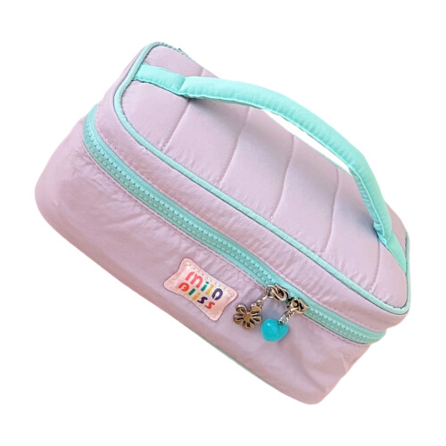 Organisateur de toilette de voyage multi-compartiments-Violet