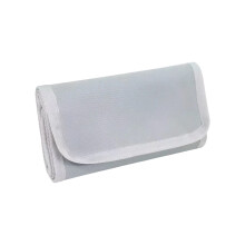 Portefeuille de voyage pratique en tissu Oxford, avec 6-Gris