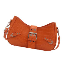 Sac à bandoulière tendance en cuir PU, sacs à aisselles, sac à-O