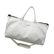 Sac de sport de week-end spacieux avec large bandoulière,-Blanc
