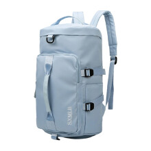 Sac de plage, sacs à dos de Fitness avec séparation-Bleu lac