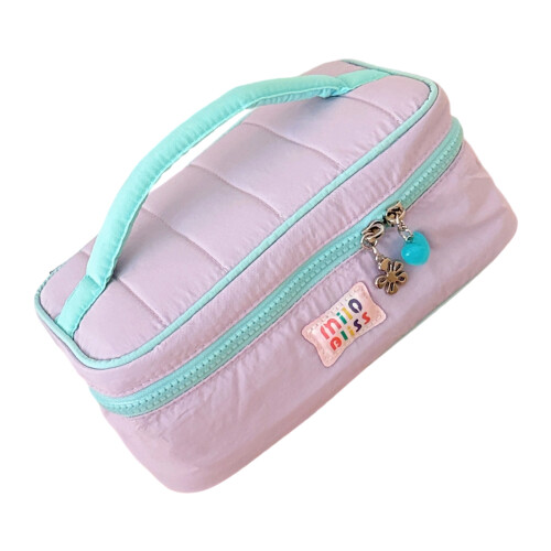 Multifunctional Travel Cosmetic Organizer With Multiple-Purple