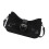 Soft PU Leather Shoulder Bag With Rivet Accent Adjustable-Black 1