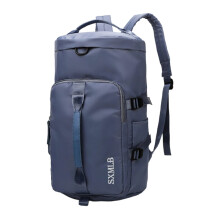 Travel Backpack Swim Bag Sports Gym Bag with Dry and-Mist Blue