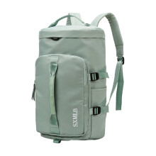 Gym Bag Large Capacity Backpacks with Dry Wet Separation-Green