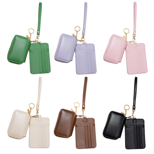 Schoudertasje Portemonnees, Duals Pouch Sleutelhanger-Wit 1