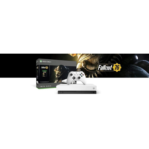 Refurbished Microsoft Microsoft Xbox One X Fallout 76 White Special Edition 1TB Console 1
