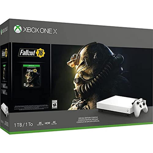 Refurbished Microsoft Microsoft Xbox One X Fallout 76 White Special Edition 1TB Console 2