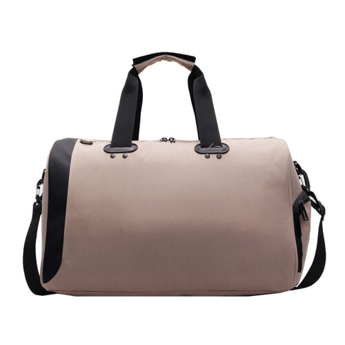 Practical Large Travel Duffle Bag Wet Dry Separation-Khaki