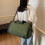Practical Large Travel Duffle Bag Wet Dry Separation-Khaki 5