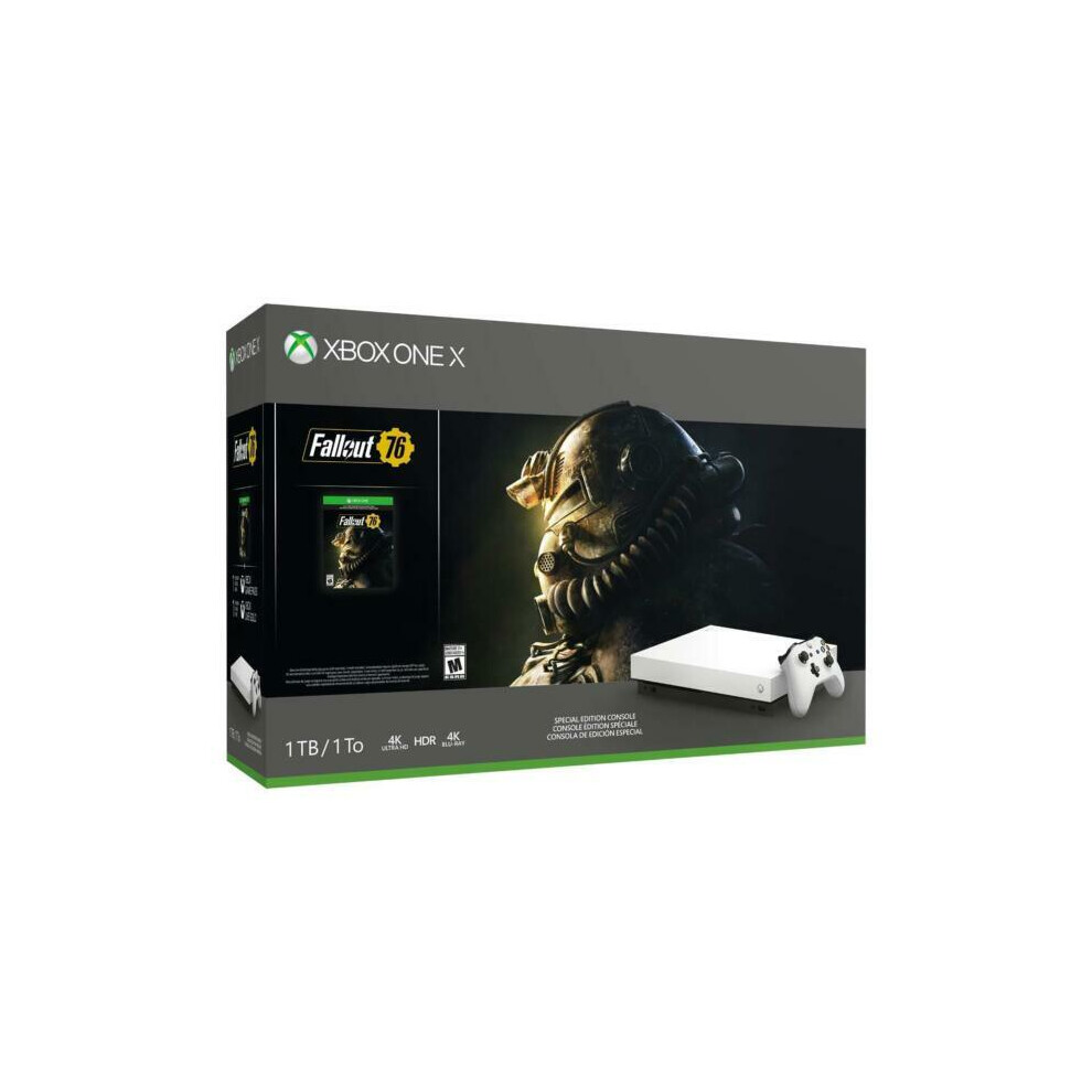 Microsoft Xbox One X Fallout 76 Special Edition 1Tb Console White
