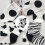 3 Pairs Katoenen Middellang Zebra 9