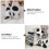 3 Pairs Katoenen Middellang Zebra 11