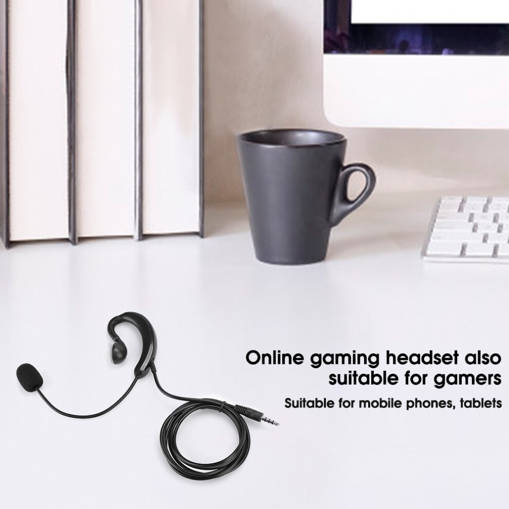 Tablet Headset With Microphone, 3.5Mm Earhook, 100-5600Hz 7661362240775