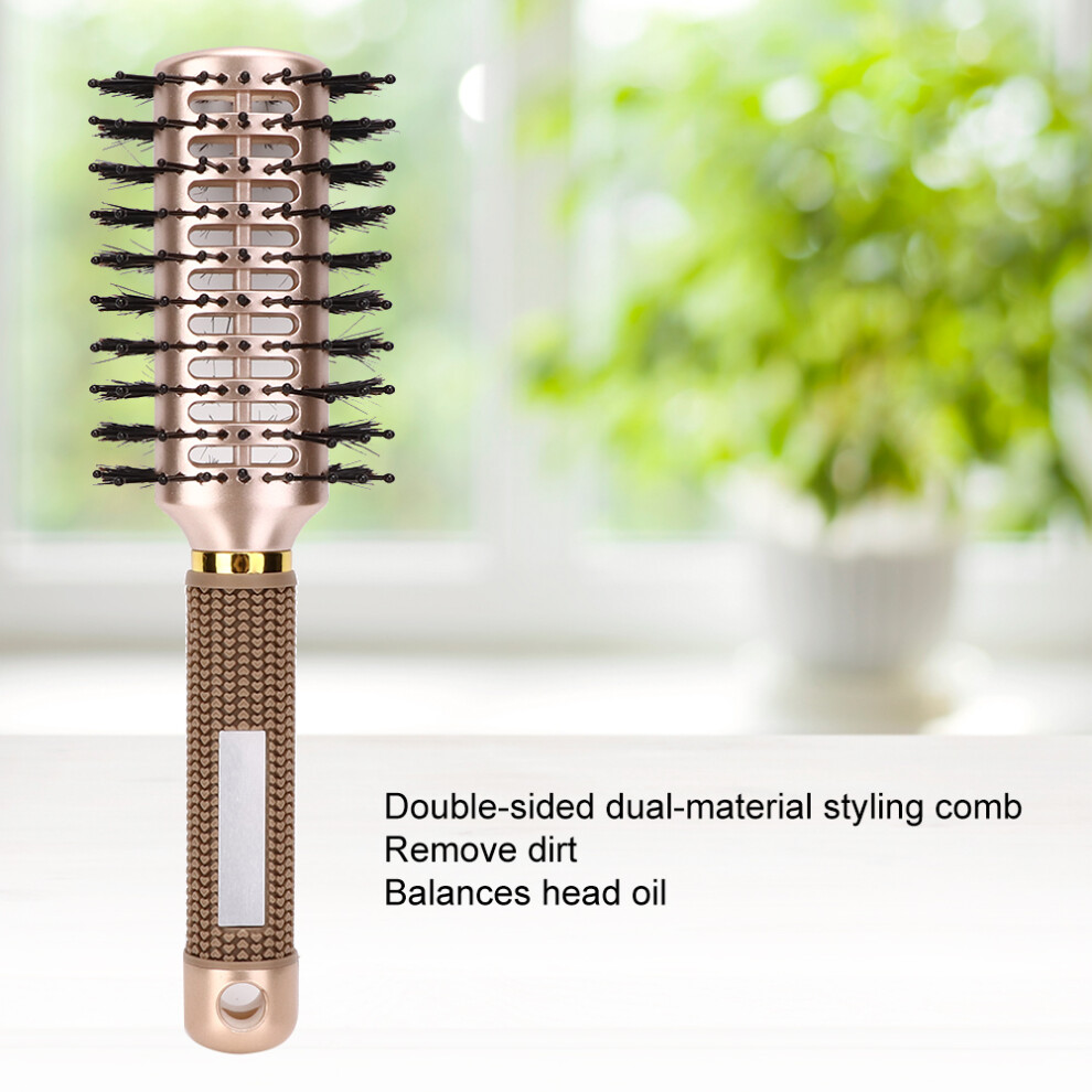 Unisex Gold Double Sided Nylon Anti Static Hairdressing Comb Â 23.5X8.3cm