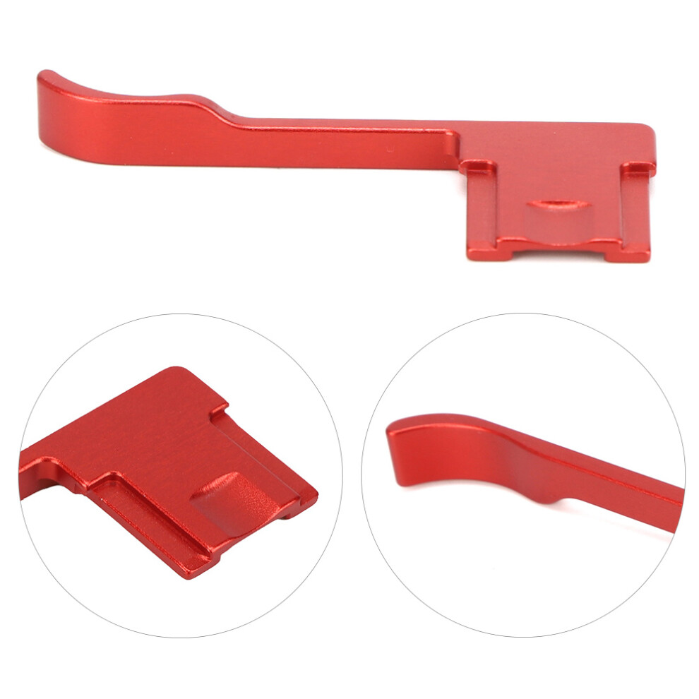 Enhance Ricoh Griii Camera With Aluminium Alloy Finger Grip Red 4991362244309