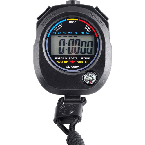 Advanced Stopwatch Timer, Date Time Alarm Function With Lightweight Design And 12/24 Hour Format For Flexible Scheduling