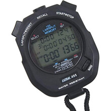 Elite Digital Stopwatch, Silent Stopwatch Operation, Water Resistant Design for Durability and Convenience
