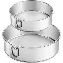 Bagning af kager og brød, rustfri stålsigte med ekstra fint net for perfekt tekstur, holdbart og rustbestandigt design til problemfrit køkken
