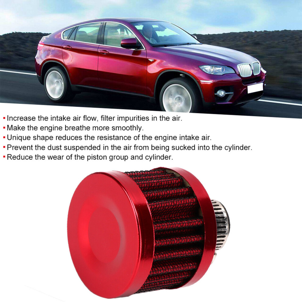 13Mm Air Intake Filter Vent Car Breather Universal Accessory 4011362244908