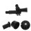 Extension Pole Hinge Secure Connection Plastic Black 1pcs 9