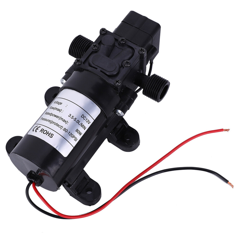 Mini Intelligent Diaphragm Pump 12V For Water Purifier 80W 1/2In Thread Outlet 5011362250014
