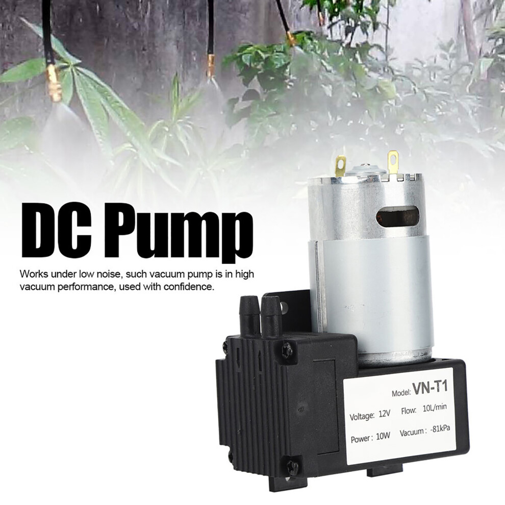 Portable Vn T1 Dc12v Vacuum Pump High Efficiency 10L/Min Low Noise 5081362250192