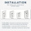 Concealed Toilet Cistern Front Access Satin Eco Dual Flush 6L/3L 5