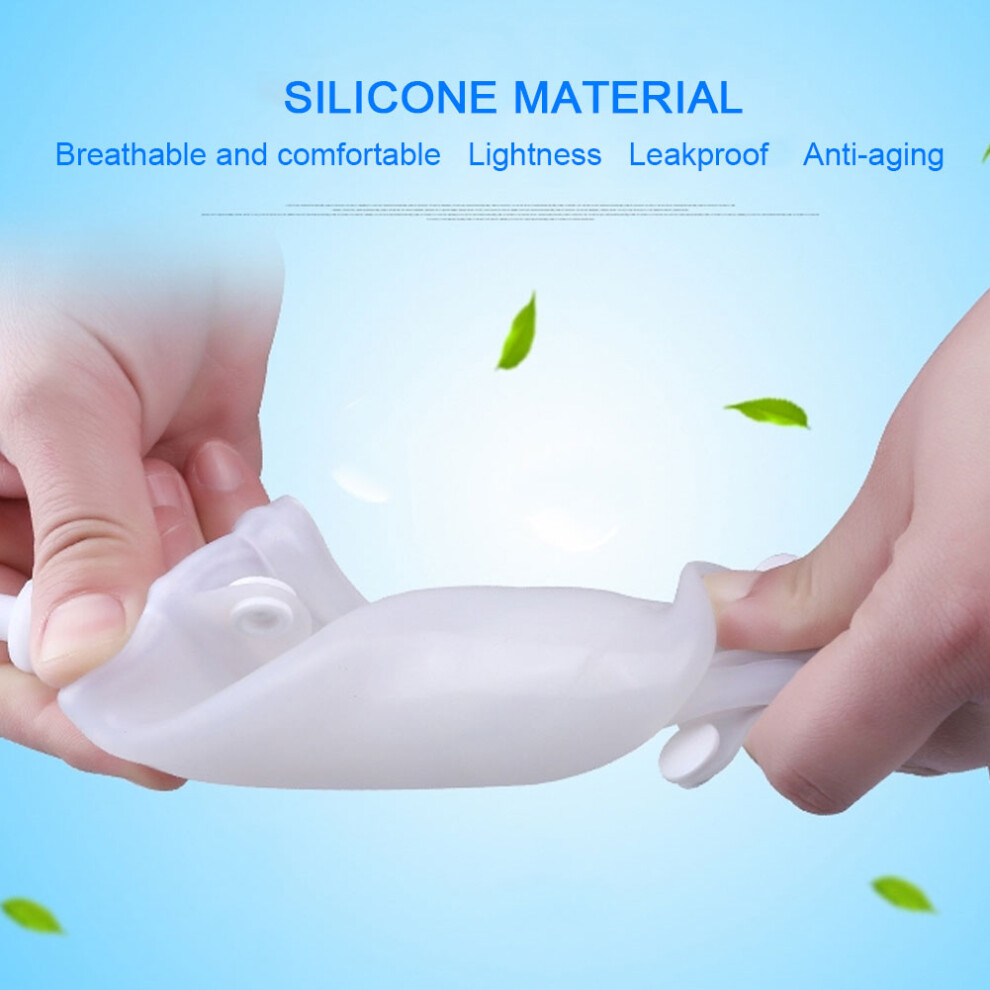 Silicone Urine Collector for Men/Women, 250ml, Breathable & Incontinence