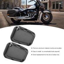 Aluminium Motorrad-Vorderradbremsoileinsatzabdeckung für VRSCA VRSCRX 2006-2017 Schwarz