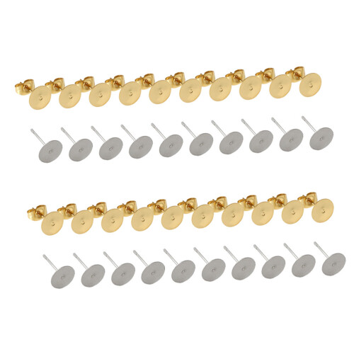 400 Pezzi 4Mm In Ferro Con Tappi Piatto Per Donna Ragazze