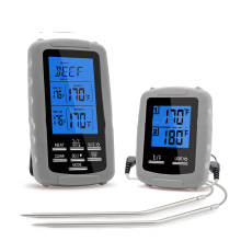 Präzises digitales Fleischthermometer, Edelstahlsonden für Fernüberwachung, schnelle Sofortmessung im Messbereich von -10 C bis 300 C,