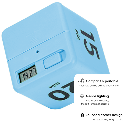 Schwerkraft-Flip-Timer, robustes ABS-Material, Countdown-Uhr mit einfacher Drehfunktion für vielseitige Einsatzmöglichkeiten im Homeoffice oder 2