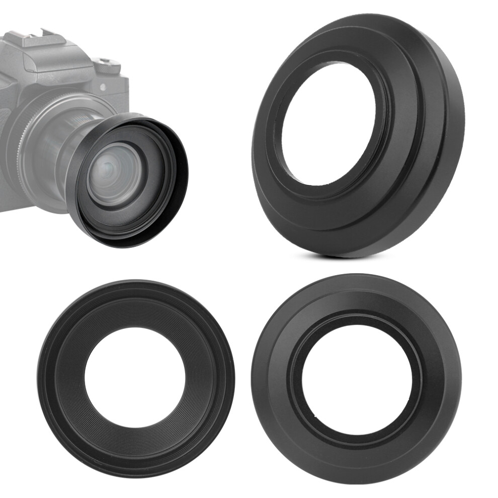 Aluminium Alloy Lens Hood For Powershot G1 X Mark Ii G1x M3 Black 9301362256632