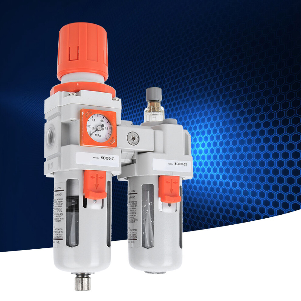 Air Treatment Unit G3/8In Regulator & Oil Water Separator 0.15-0.9Mpa 7891362257194