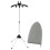 Foldable Garment Steamer Hanger With Adjustable Drying Rack, Ironing Board 5