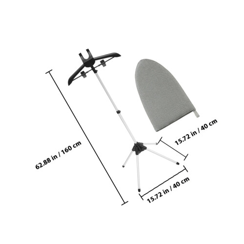 Foldable Garment Steamer Hanger With Adjustable Drying Rack, Ironing Board 1