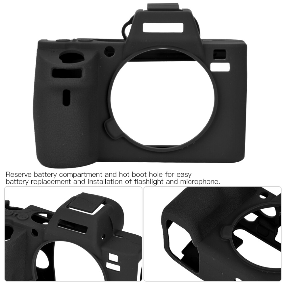 Silicone Camera Cover For A7 M2/A7r M2/A7s M2 Black 4971362256977