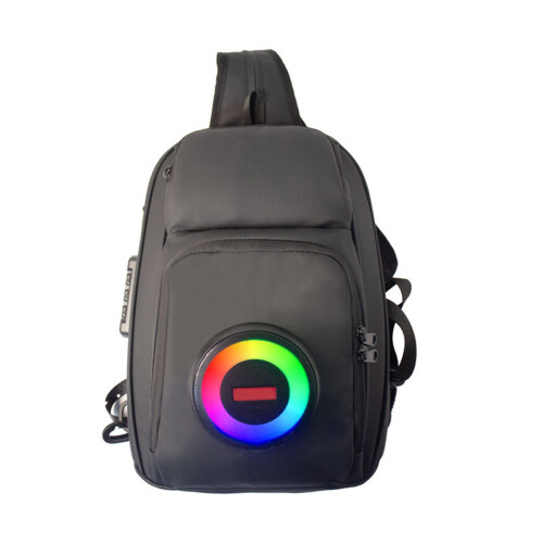 Chest Bag With Bluetooths Speaker Crossbody Bag Rechargeable