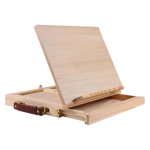 Compacts Foldable Artist Sketching Easel For-Solid drawing box
