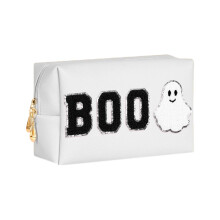 Halloween Makeup Bag Travel Cosmetic Bag Toiletry Bag-White