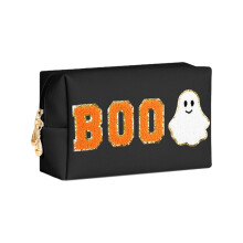 Small Cosmetic Bag for Women Travel Toiletry Bag Makeup-Black