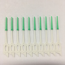 20 Stück Einweg-Soft-Silikon Zahnzwischenraumspitzen für die Mundpflege 0,8 mm