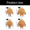 Fuzzy Naan Bread Inspired Plush Crossbody Bag Adjustable-L 1 3