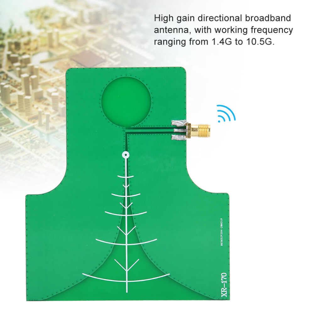2.4G High Gain Directional Wifi Antenna For Gps & Uwb, 100X85mm, Green 6921362260083