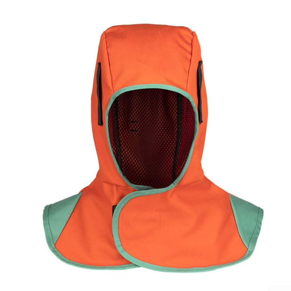Fire For Protection Hood For Welder, Welding Cover, Welder Protective Cover, Breathable Welder Neck Cover, Flame Retardant Welder Cap (Orange) 9339159274903