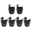 6Pcs Heavy Duty Billiard Pool Table Pockets Basket Billiard Drop Pockets Storage Pockets Pool Table 2