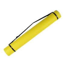 Drawing Tube Painting Tube Extendable Poster Round Drawings Art for Documents Paper Blueprints(Yellow)